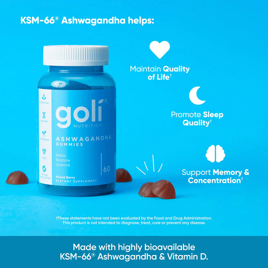 Goli® Nutrition Ashwagandha Gummies
